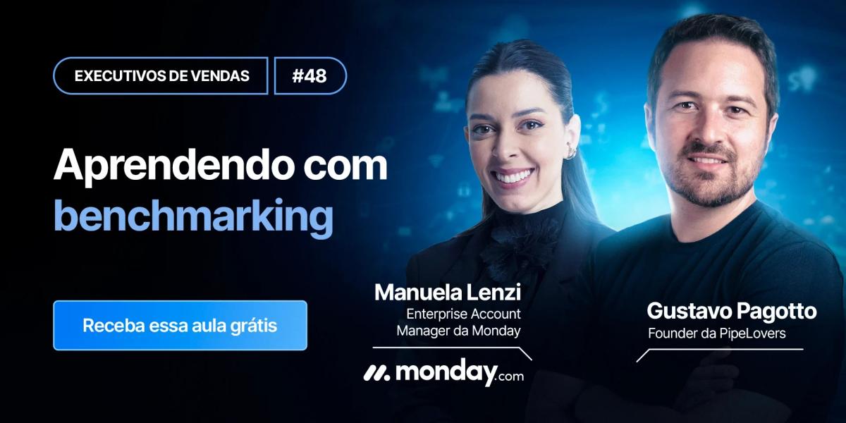 Aprendendo com benchmarking com Manuela Lenzi da Monday